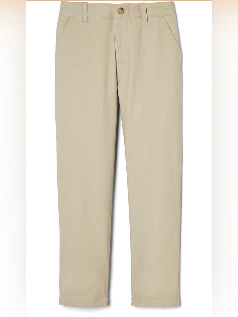 Boys 18 Uniform School Khaki Dress Pants Adjustable Waist Brand New